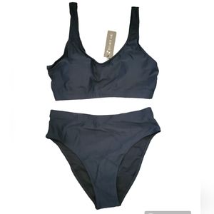 NWT Tempt Me High Waisted Bikini Set sz M
